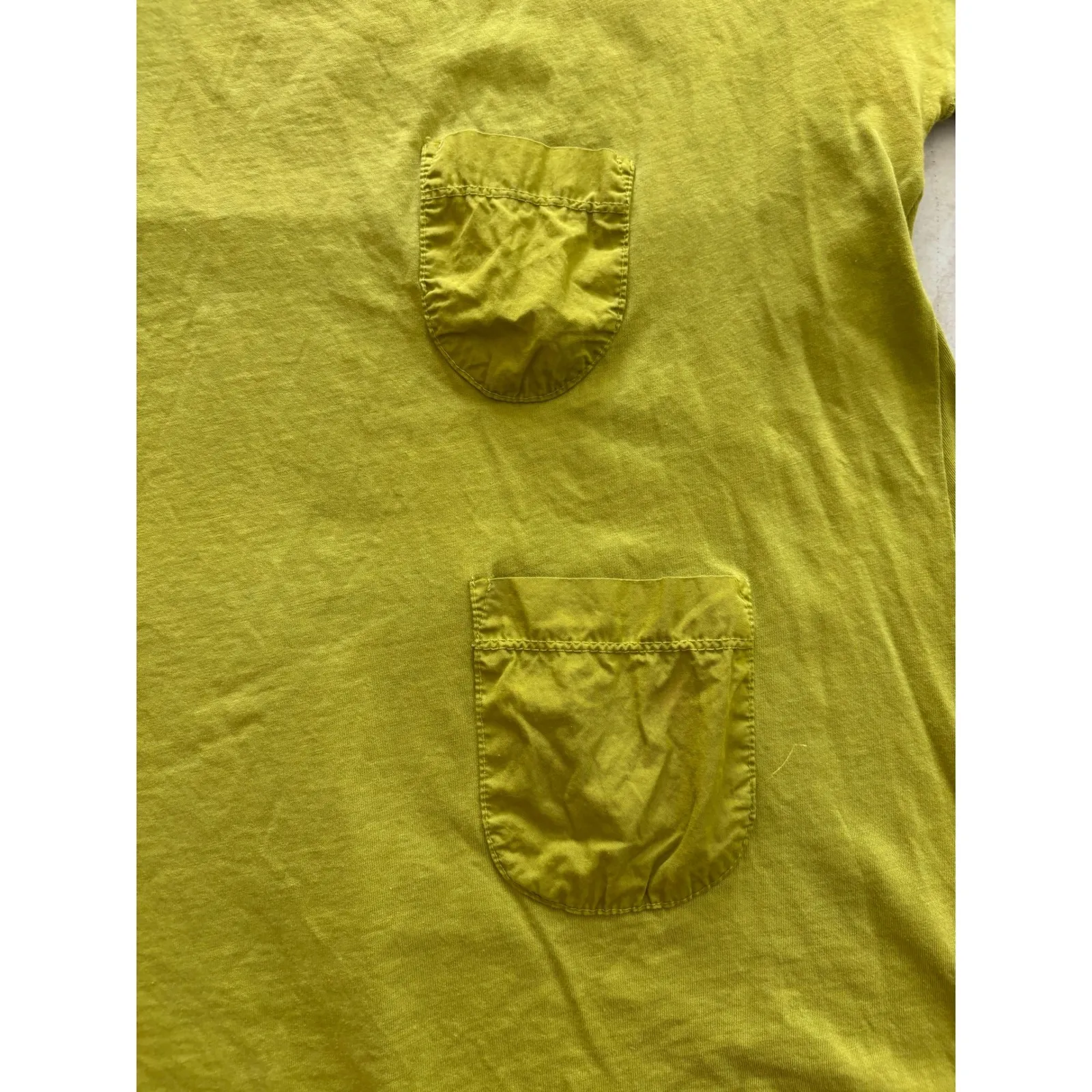 Trendy Wendy Top Womens OSFA Green‎ Short Sleeve Pocket Lagenlook Italy Artsy Green Size M - Image 8