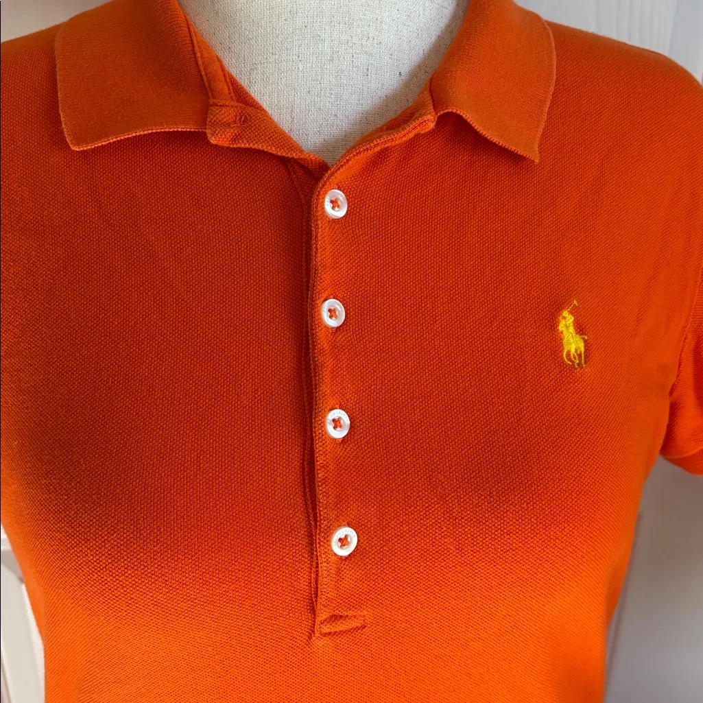 Ralph Lauren polo dress orange size large T shirt dress - Image 3