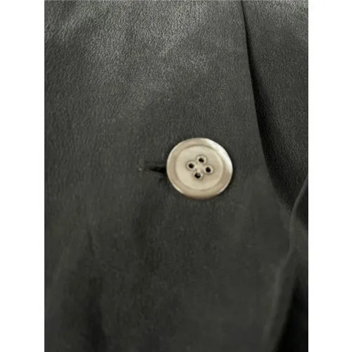 T1 90s‎ VTG DKNY Silk Blazer Career Jacket Business Casual Black Size 14 - Image 5