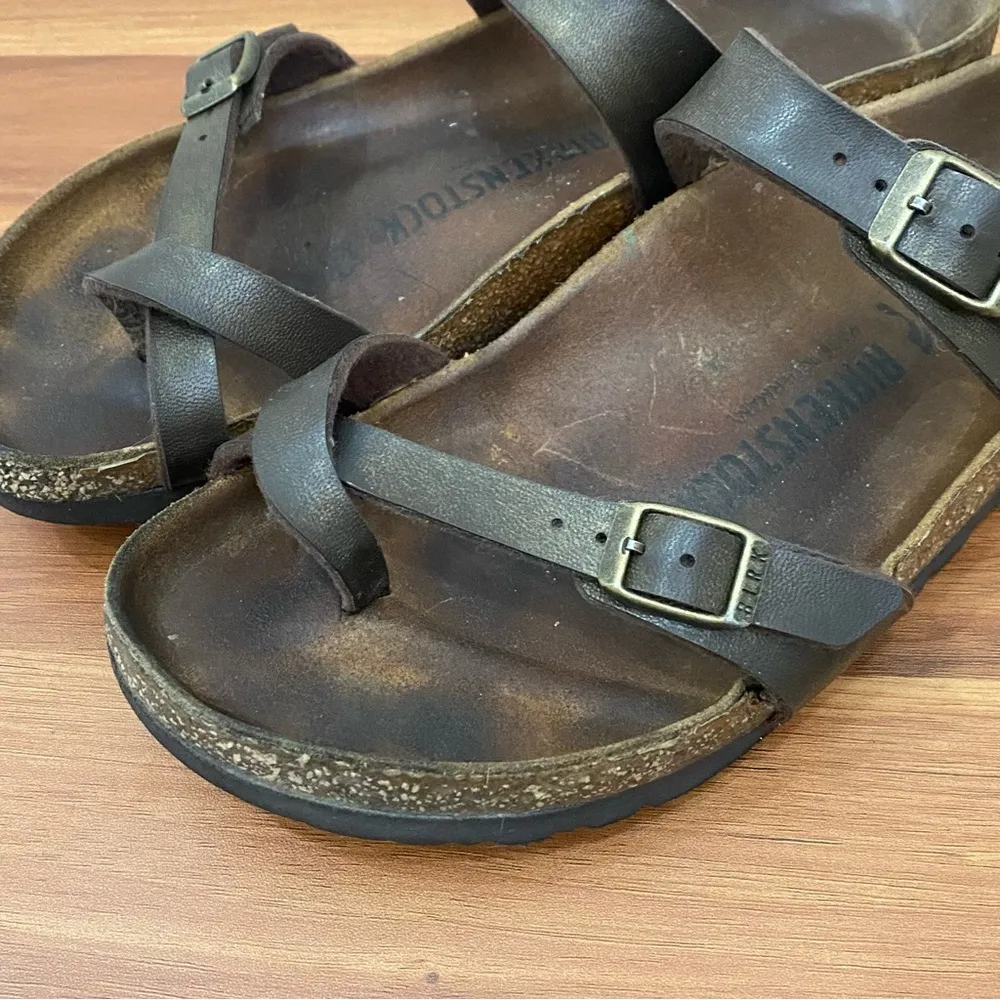 Mayari Habana Oiled Leather Double Strap Women’s Sandals L9 M7 40 - Image 5