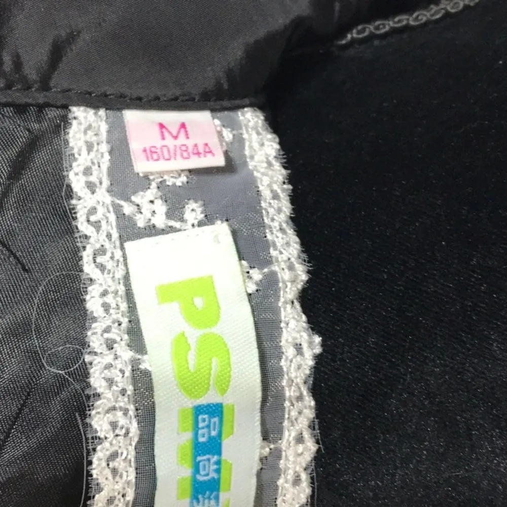 Elegant Classy Cocktail Dress Medium Stunning Timeless Black - Image 10