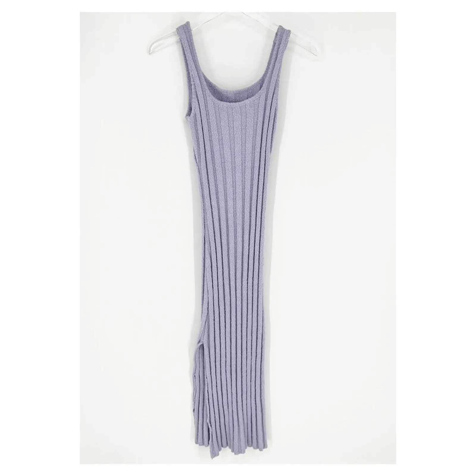 Free People Beach‎ Santos Knit Midi Dress XS Purple - Image 4