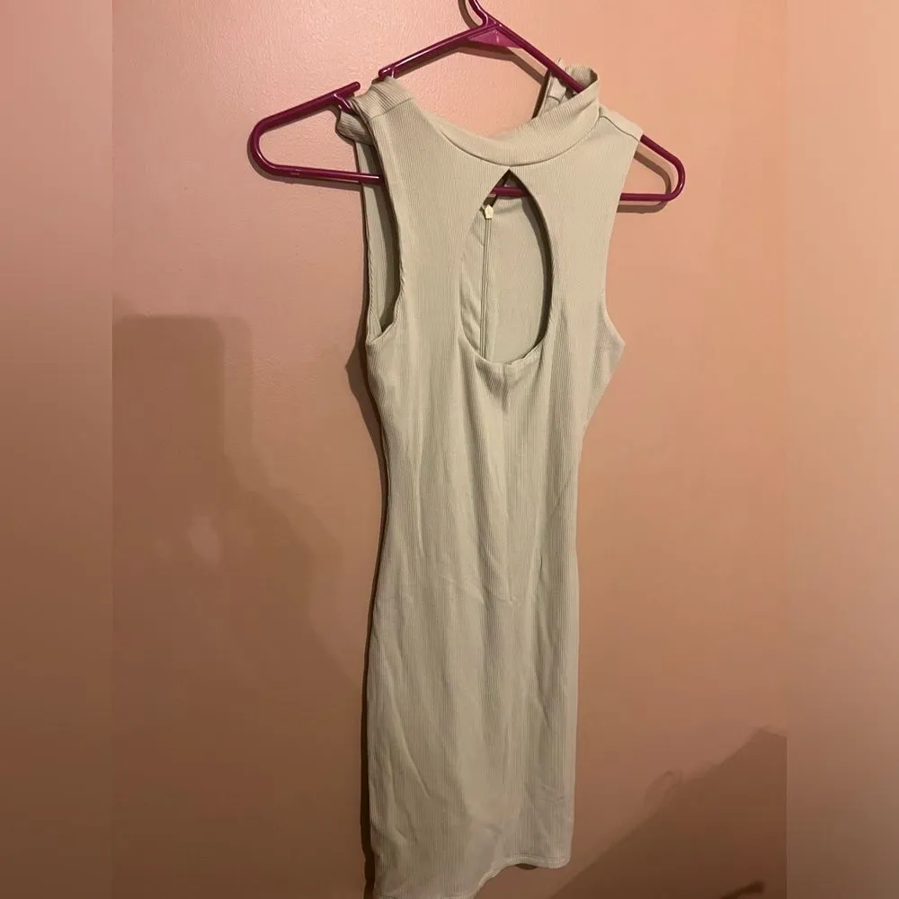 Naked Wardrobe Ribbed Keyhole Dress in a size M - Image 5