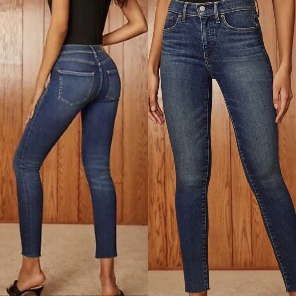 Aritzia Denim Forum The Nico Mid Rise Skinny Jeans Women's 27 Slim Stretch Crop - Image 2