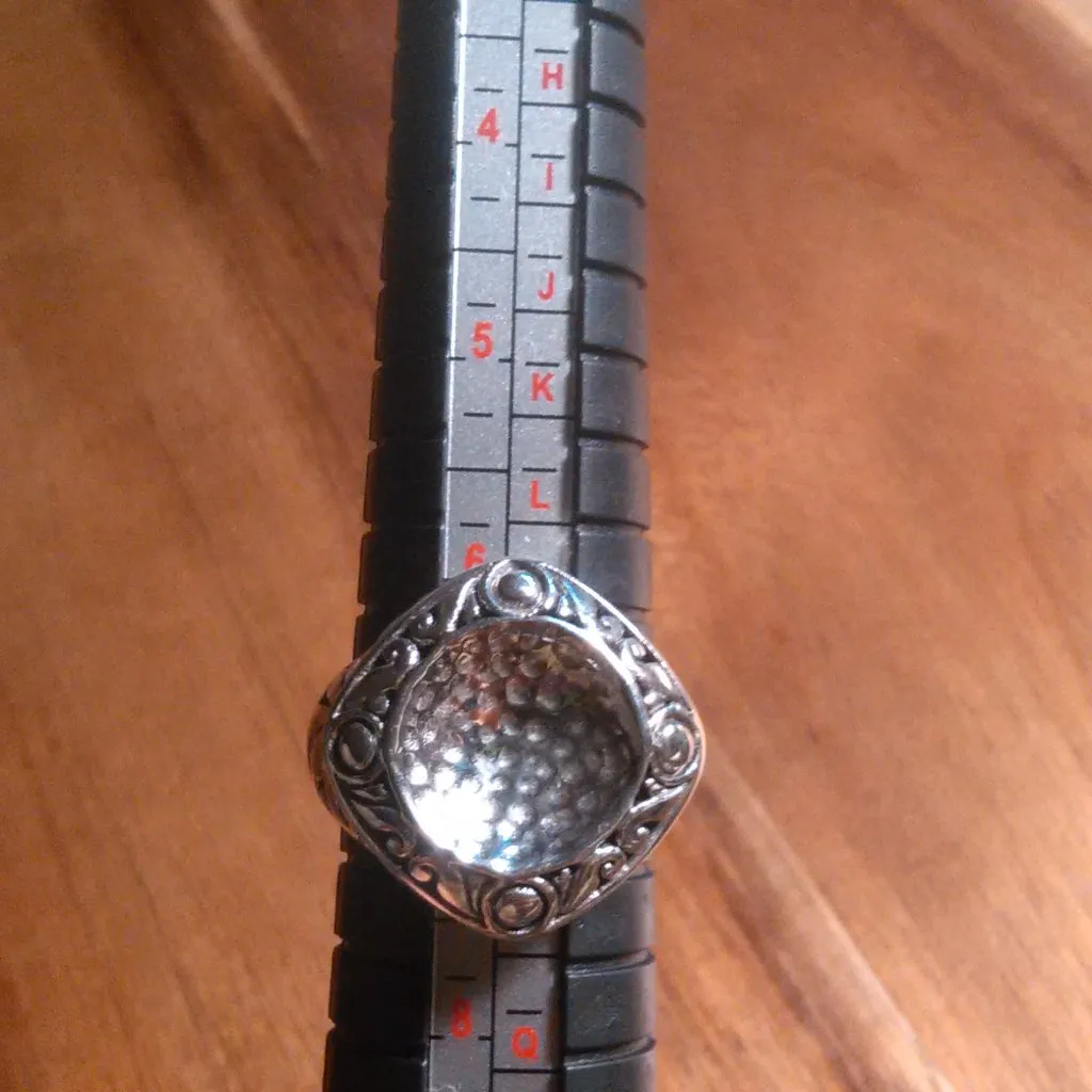 Bali Legacy Sterling Silver Floral Ring (Size 7) - Image 9