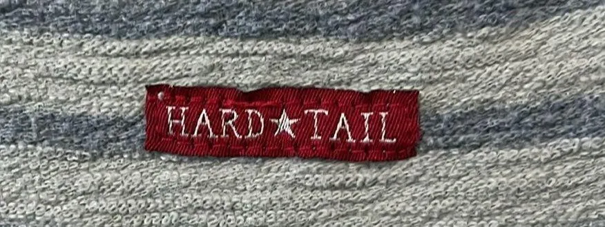 HARDTAIL Blue/Light Blue Striped Racerback Tank, Size S - Image 7