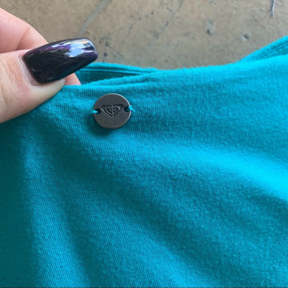 Roxy Small Blue Strapless Mini Dress - Image 4