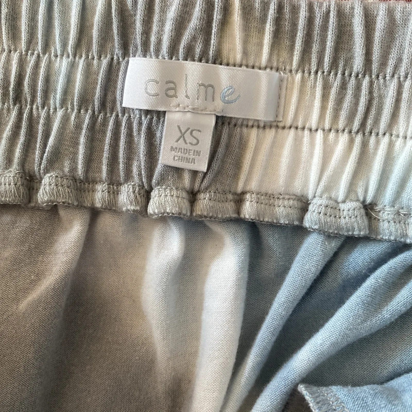 Calme Commuter Short Skirt Size XS Rain Blue Tie Dye Athletic NWT Johnny Was - Image 4