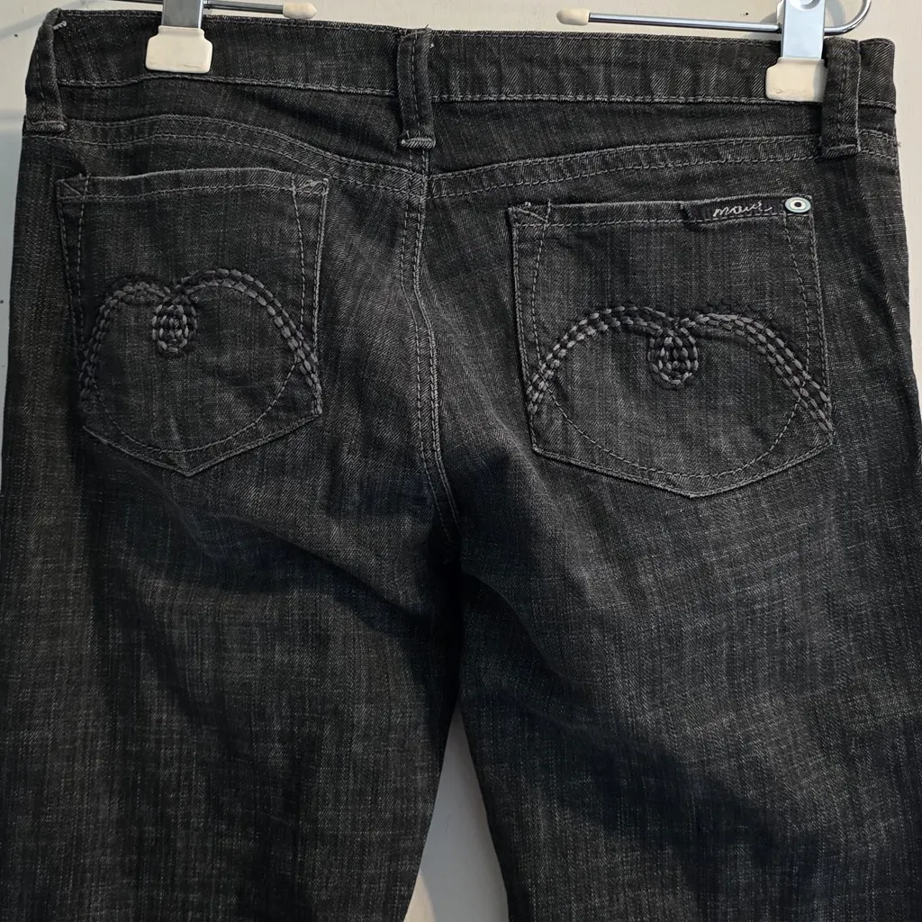 Mavi Women's Dark Gray Boot Cut Jeans Black Size 30 - Image 8