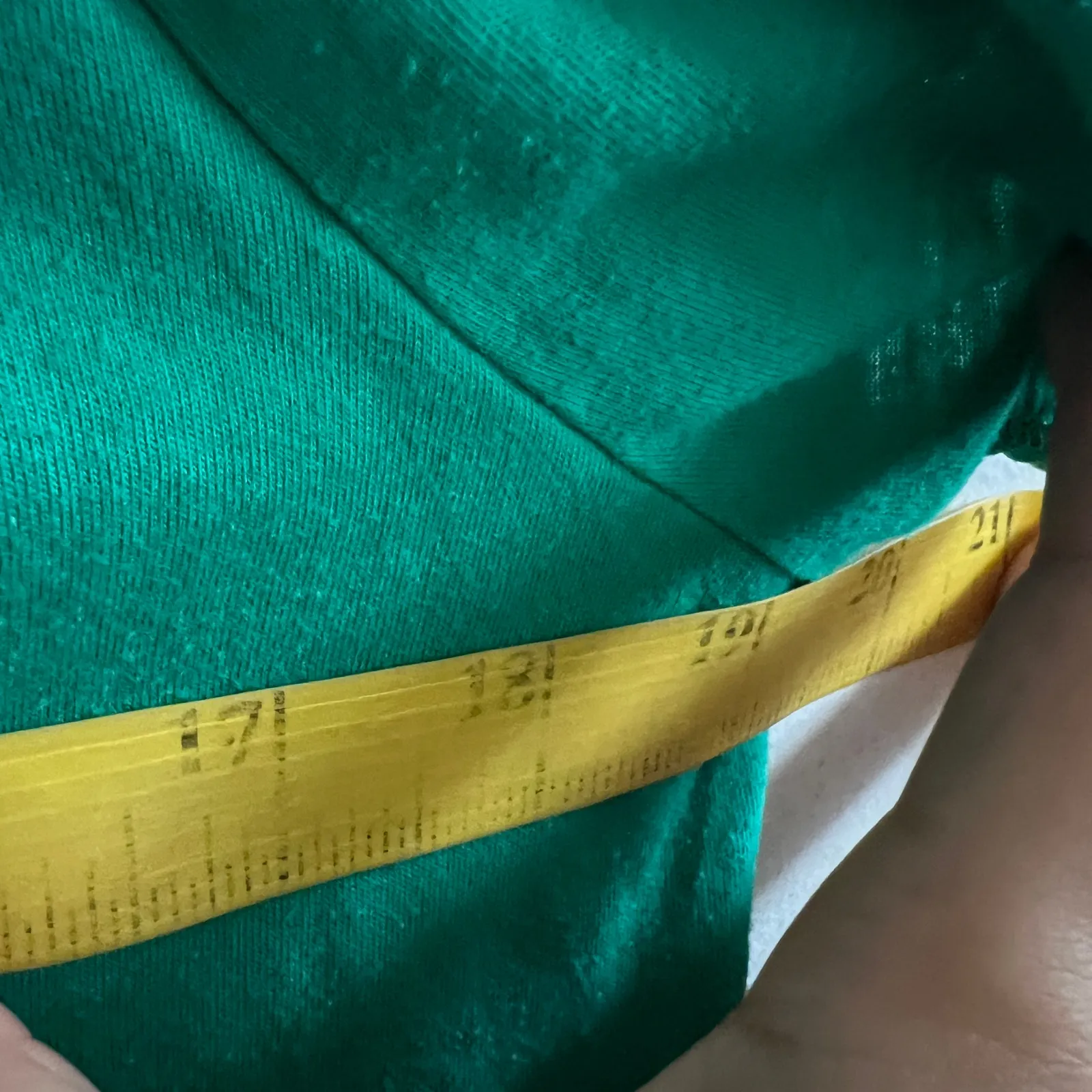 Green Embroidered Peasant Top Boho‎ Cottagecore Festival Hippie Medium - Image 7