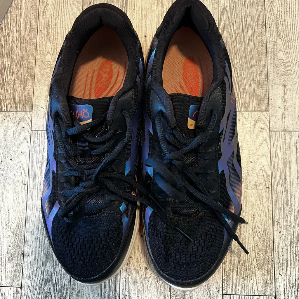 Ryka Womens Devotion Plus 3 Navy Pink Blazer 9 WIDE Comfort Athleisure - Image 7