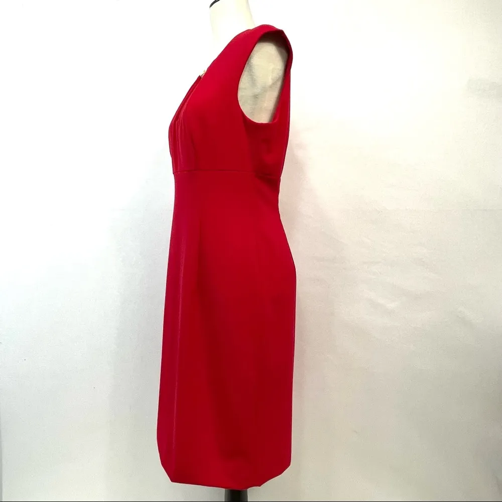 Calvin Klein Sleeveless Red Dress Size 10 - Image 4