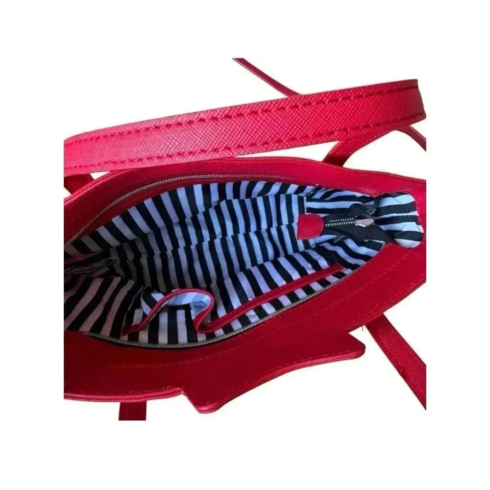 MARC TETRO Westie Dog Mini Tote Everyday Crossbody Versatile Red Bag - Image 8