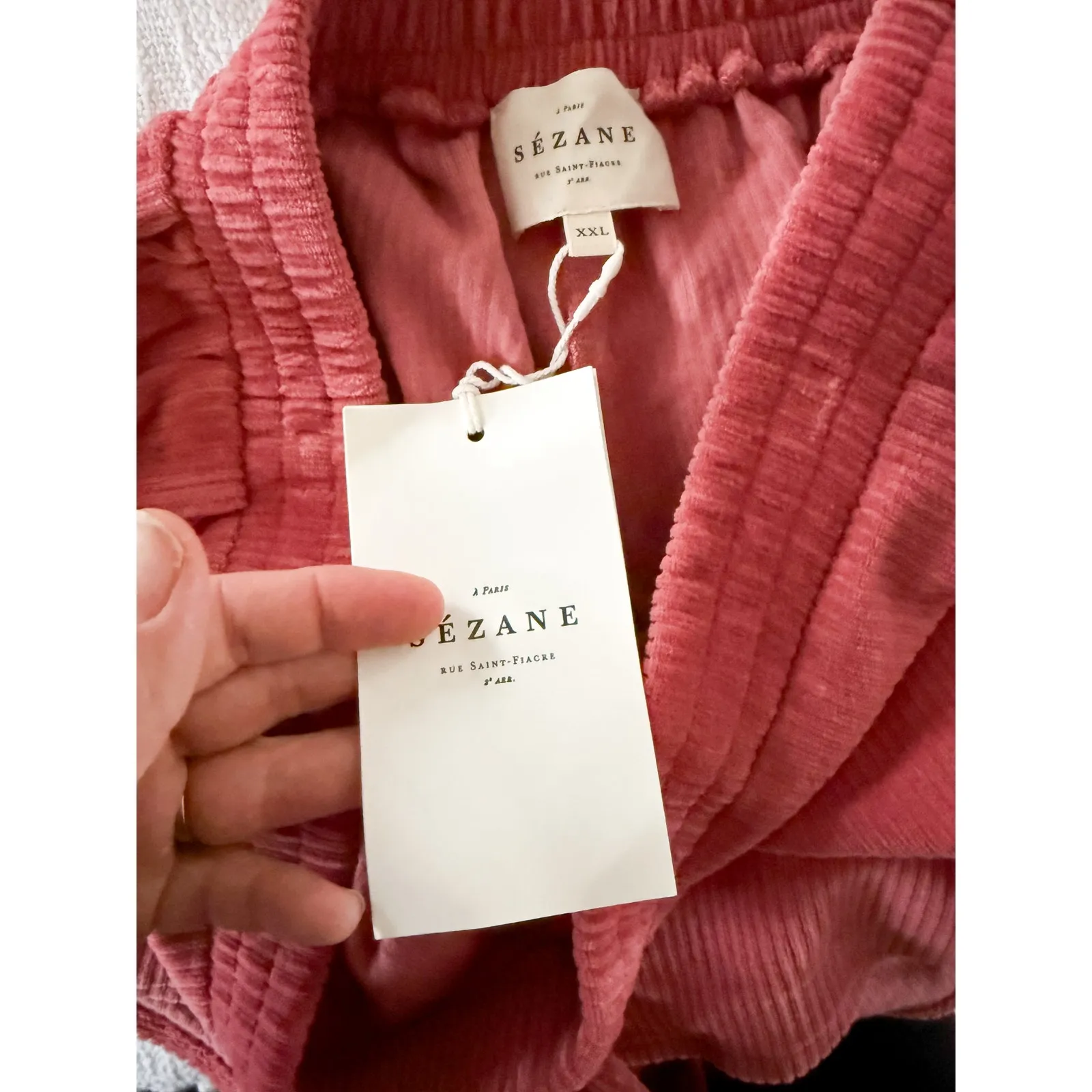 Sézane | NWT Roxanne Corduroy Shorts Rose Pink | Size XXL - Image 7