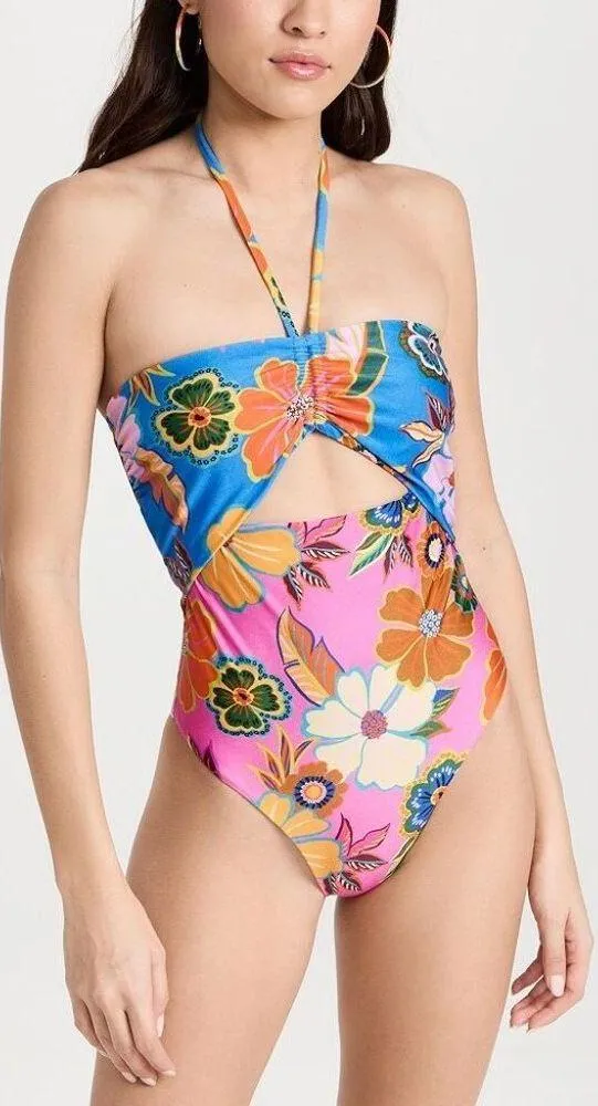 FARM Rio Full Garden One Piece Multi Womens Size XS - Image 12