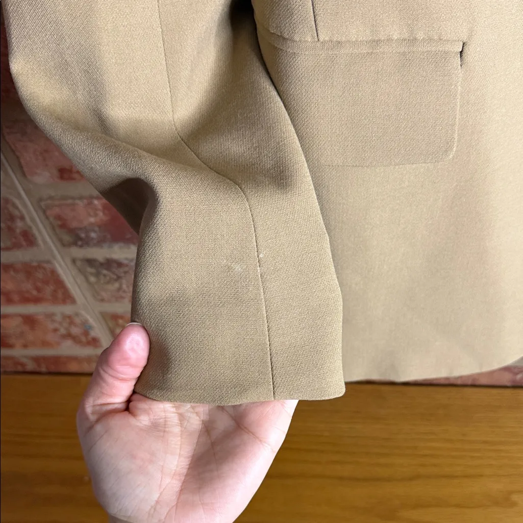 Tan WILFRED Aritzia Blazer - Image 2