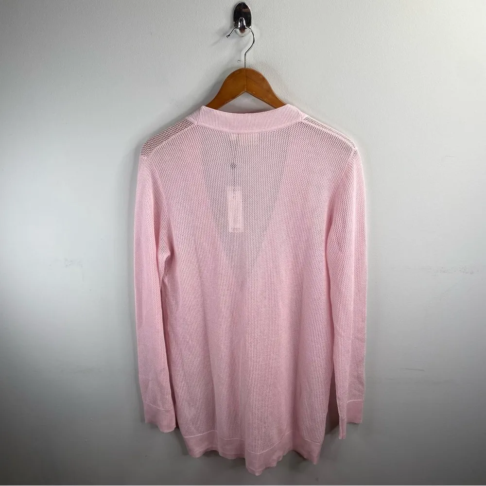AG Adriano Goldschmied Pink Cashmere Light Knitted Cardigan Size S - Image 3