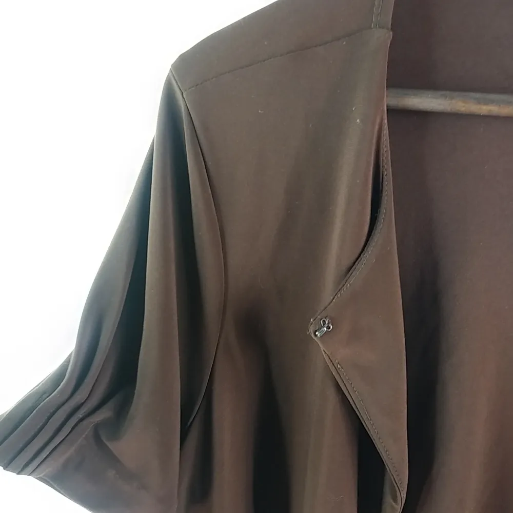 Perceptions 16P Chocolate Bolero Top Petite - Image 2