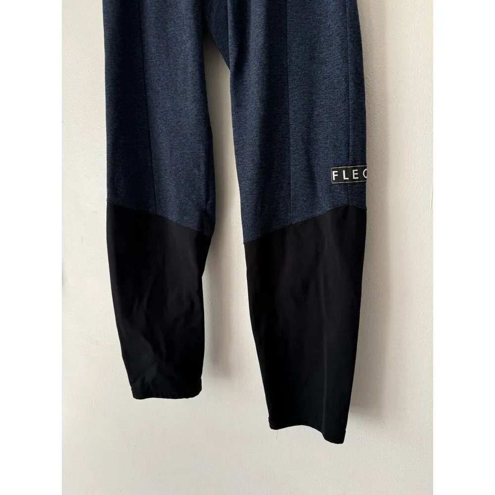 FLEO Navy Blue Colorblock Tapered Leg Women’s Sporty Loungepants Size Medium - Image 4