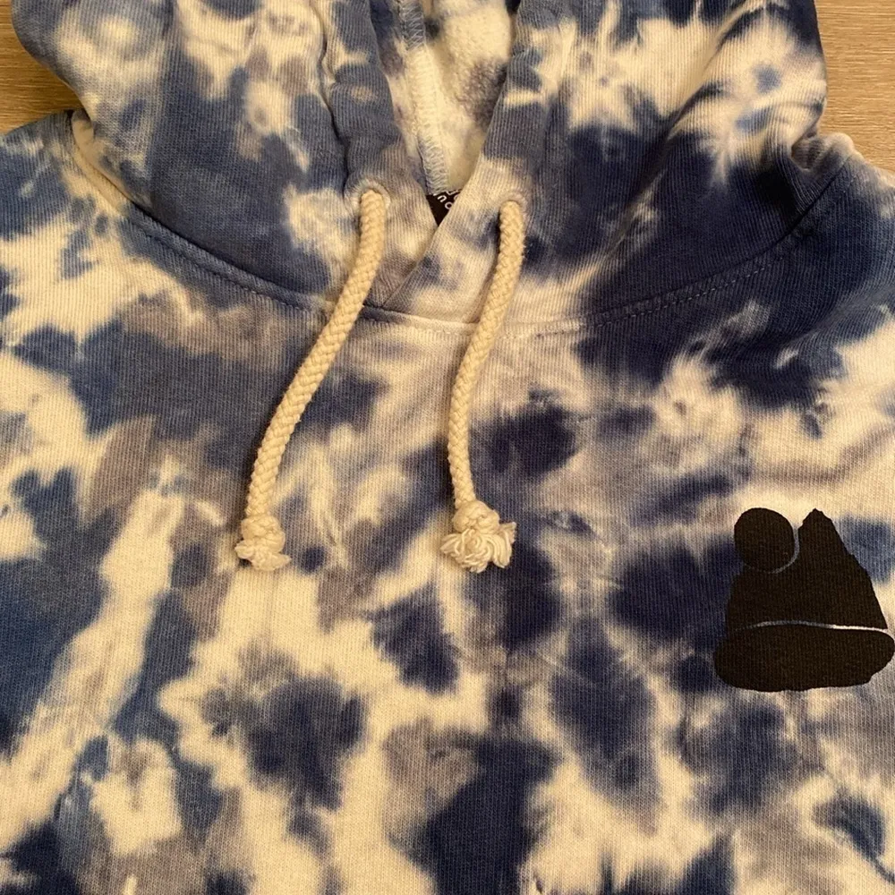 Womens Mountain Hard Wear Tie Dye Hoodie Extra Small Organic Cotton - Image 3