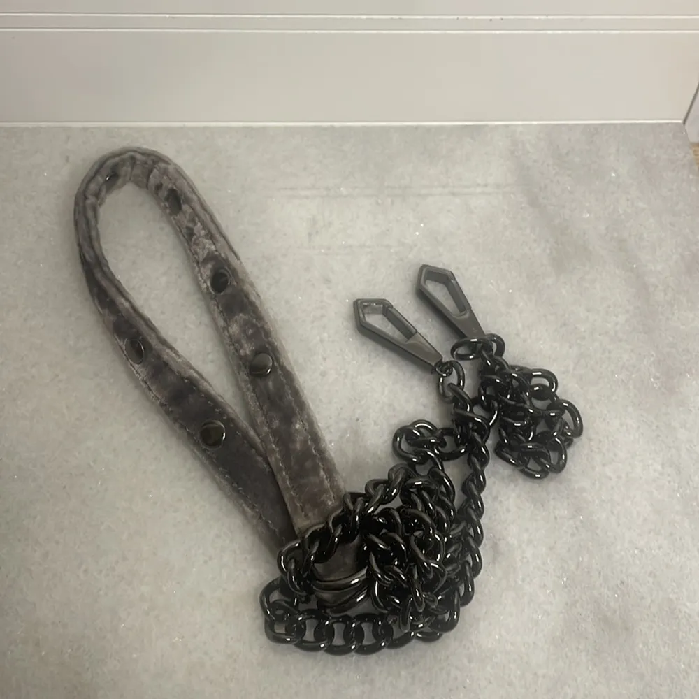 Rebecca Minkoff bag MAC Crushed Velvet Studded Gray Crossbody shoulder purse - Image 10