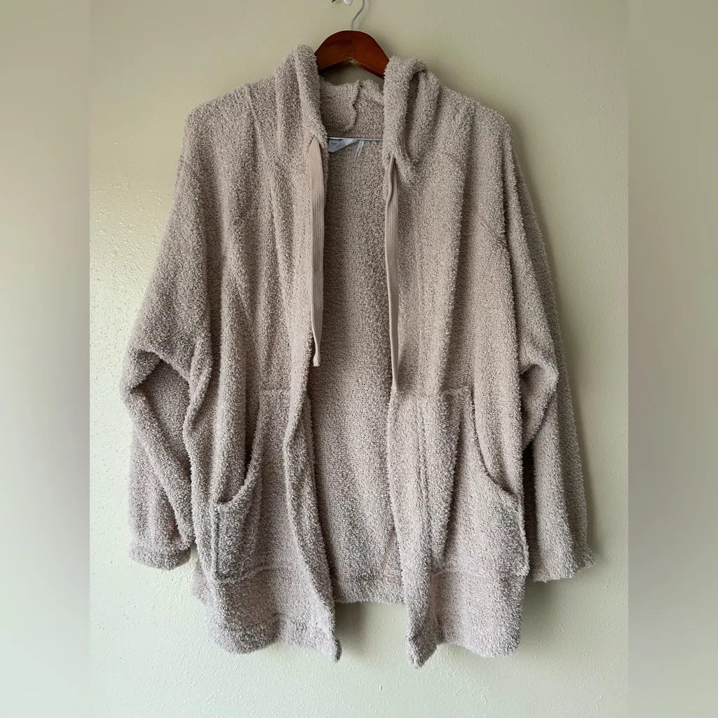 Urban Outfitters Out From Under Fuzzy Open Front Hooded Cardigan Size Small - Image 5