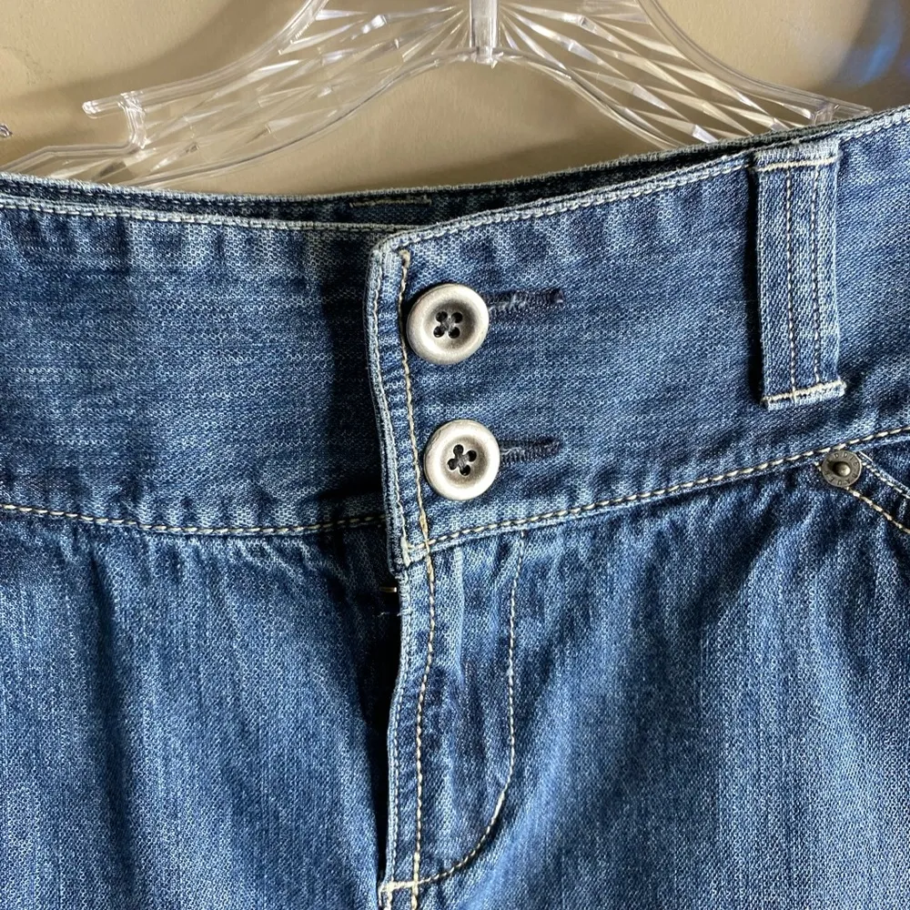 Eddie Bauer High waisted jean skirt - Image 6