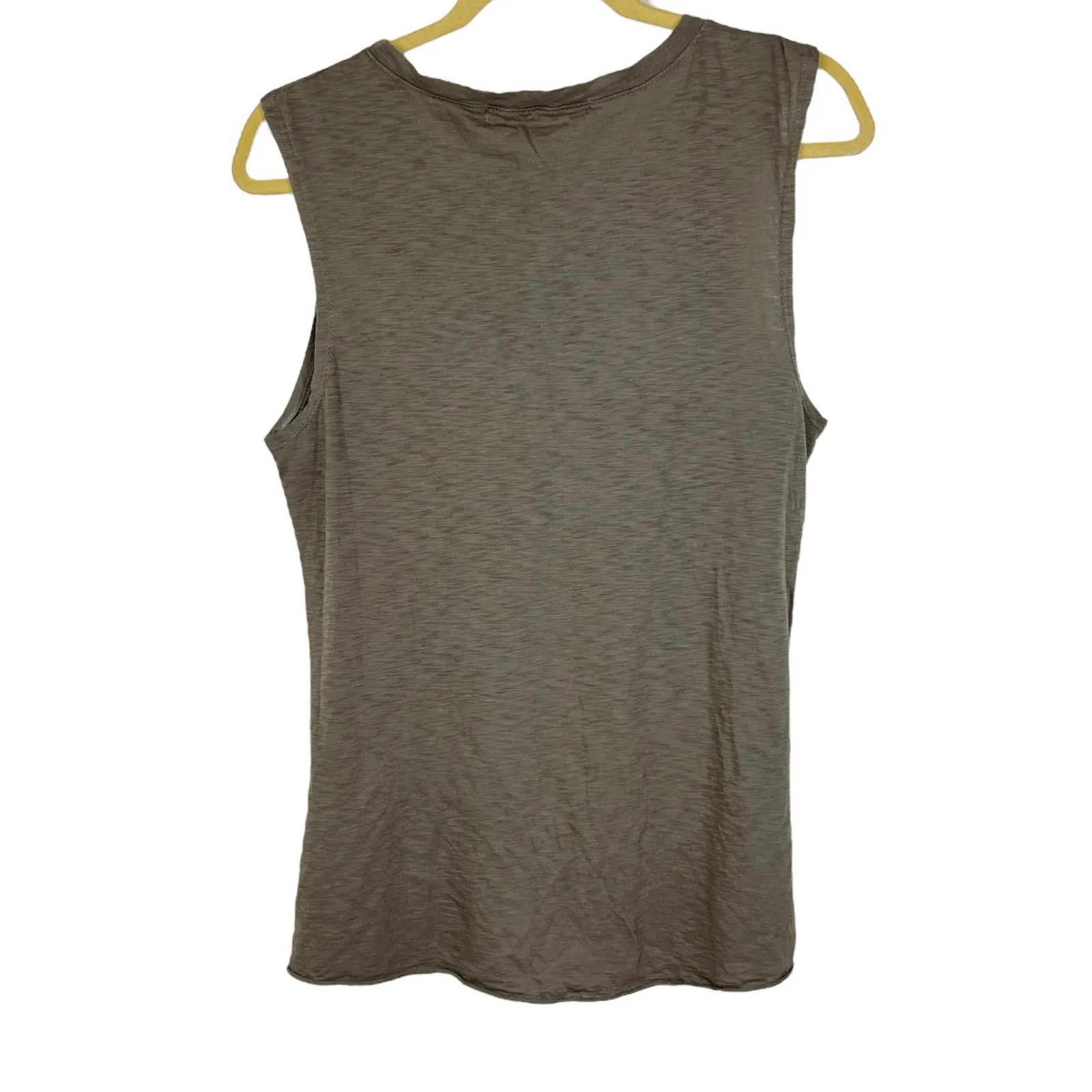 Michael Stars Gathered Knot Supima Cotton Tank OS Earthy Sustainable - Image 6
