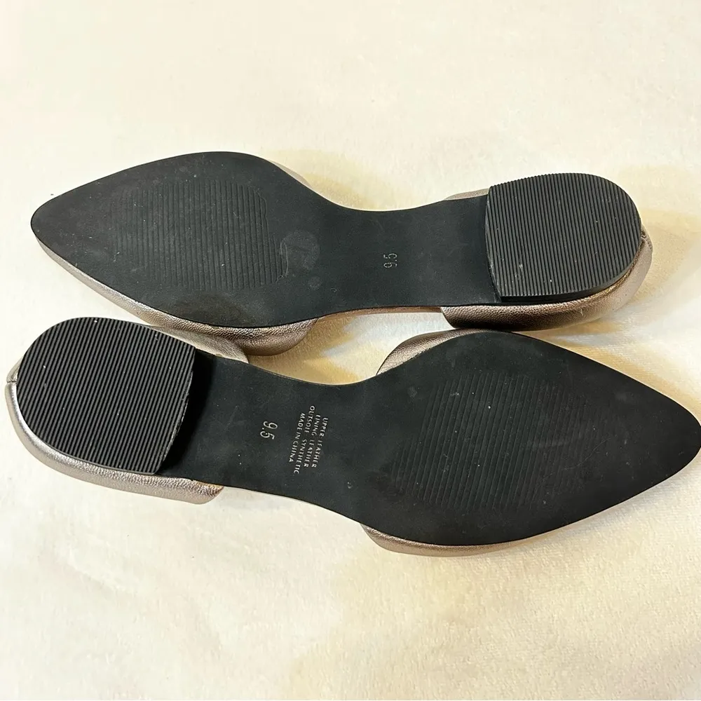 J.Jill Ida D’Orsay Metallic Pewter Flat Size 9.5 Gray - Image 14