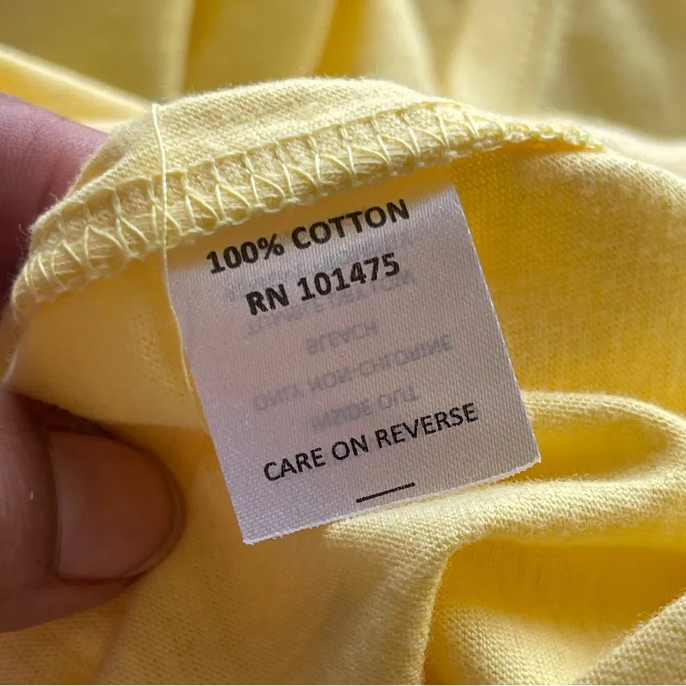 JOHN DEERE | Yellow Glitter Logo Fitted Graphic Tee Sz S - Image 5