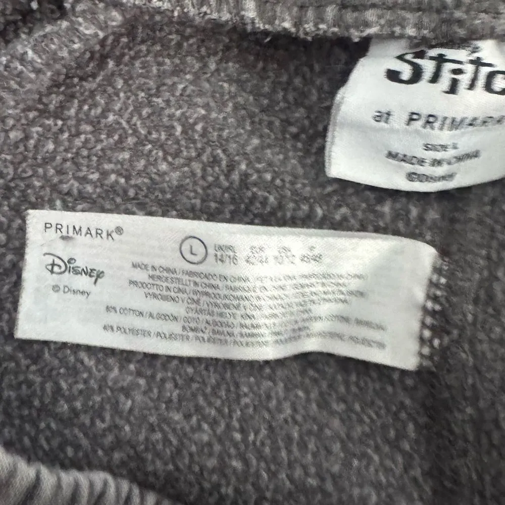 Disney Stitch Scrump Grey Sweatpants Women’s Large - Image 3