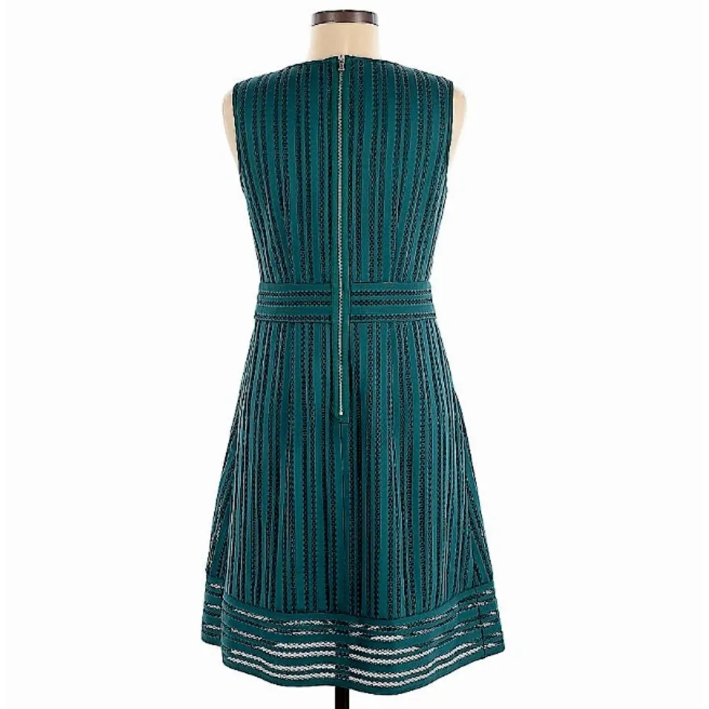 J.Crew cocktail dress teal v neck sz 2 - Image 2
