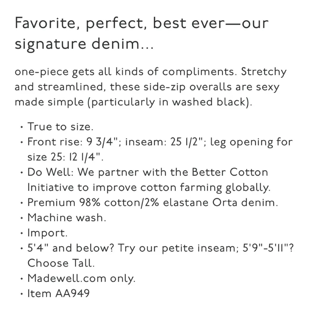 Madewell Petite Skinny Overalls in Lunar Wash - Image 13