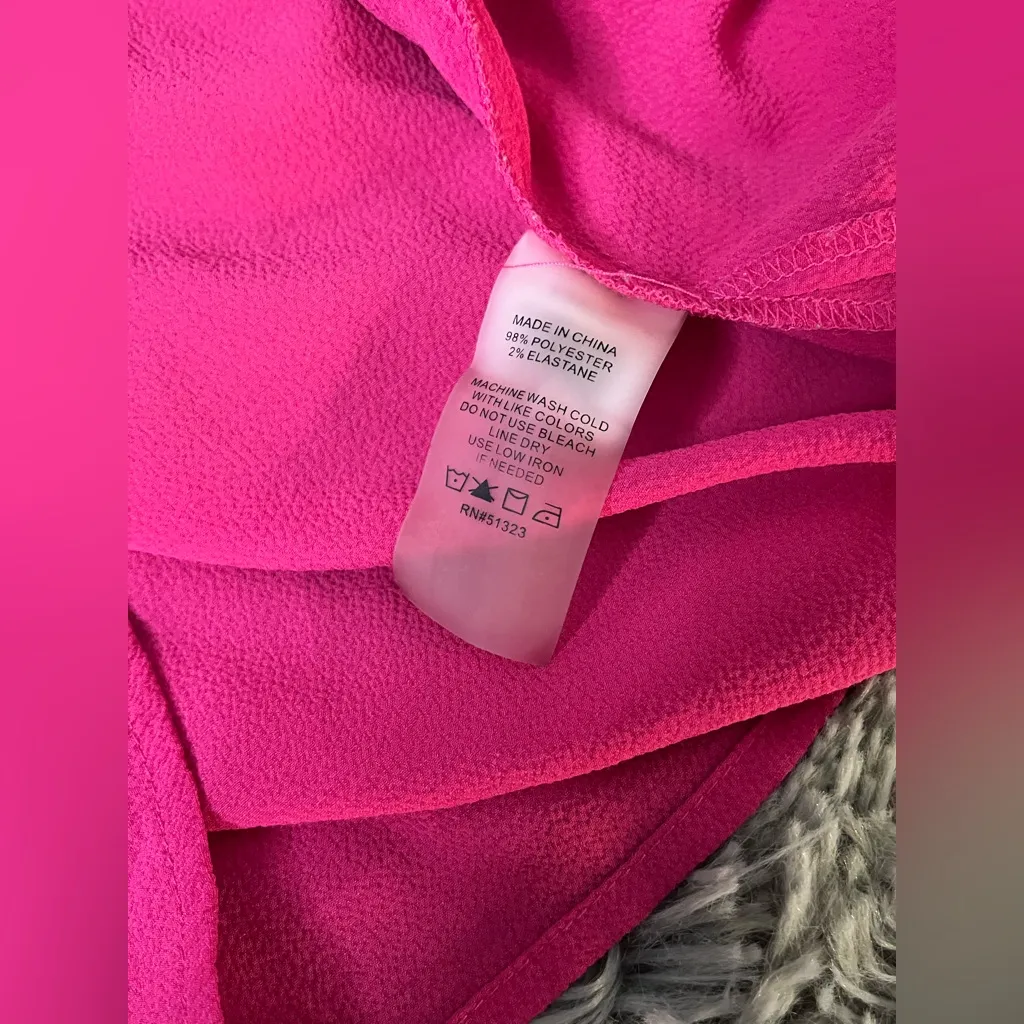 Vince Camuto Women’s Pink Blouse Size PS - Image 4