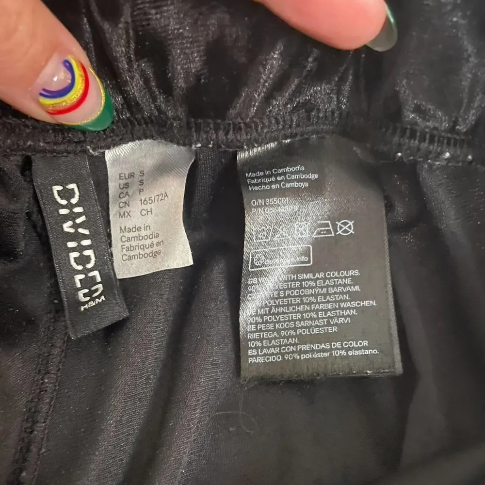 Divided “velvet” flare pants - Image 3