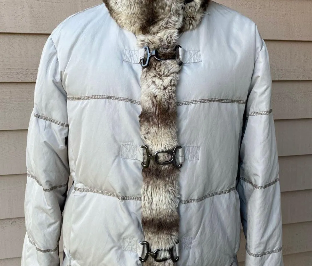 Ny Faux Chinchilla Puffer - Image 3