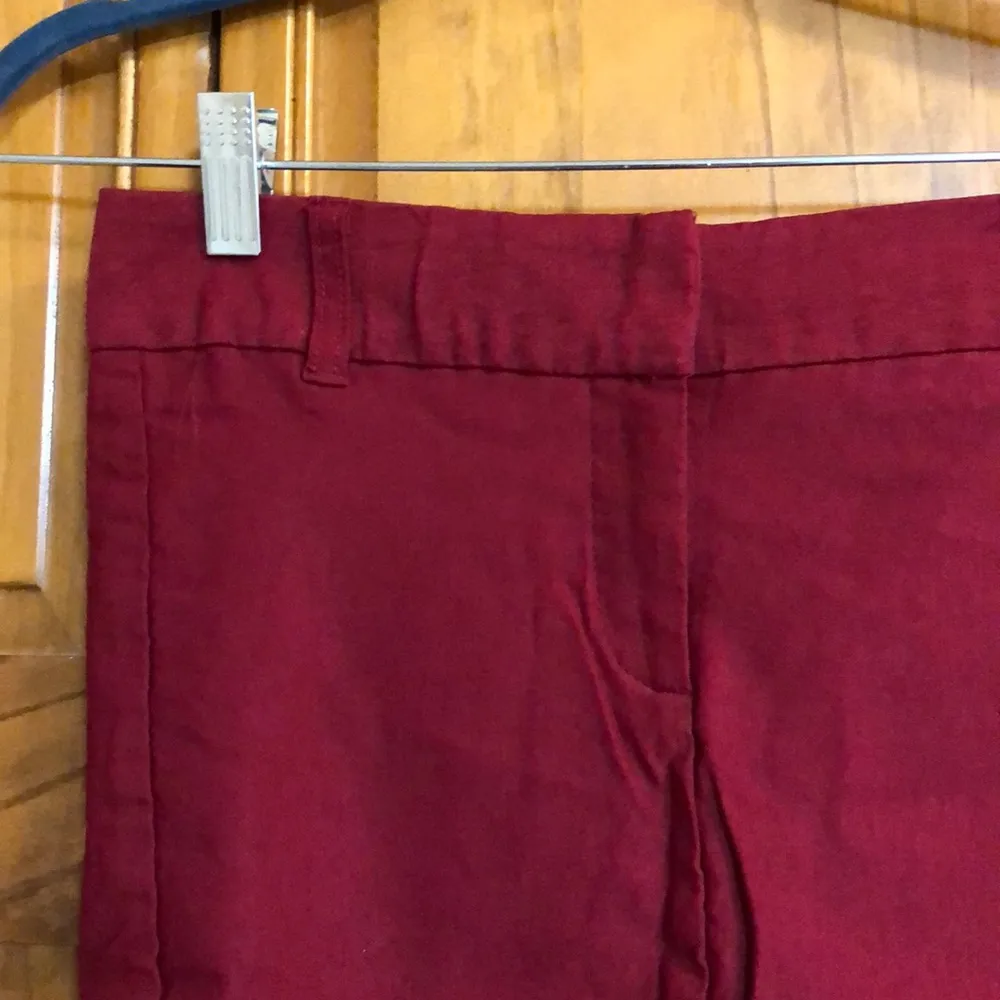 6 Degrees Burgundy Red Pencil Skirt - Image 2