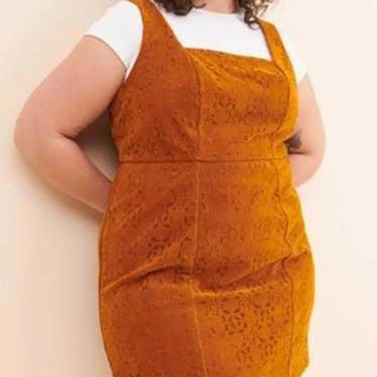 Maeve Faux Suede Shift Mini Dress - Image 2