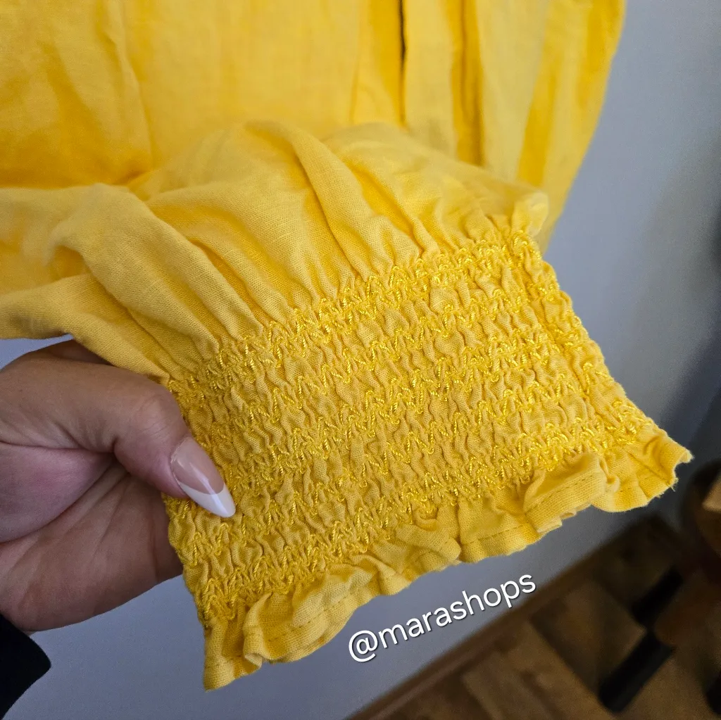 Coniglio Palm Beach Yellow Linen Joggers Size undefined - Image 5