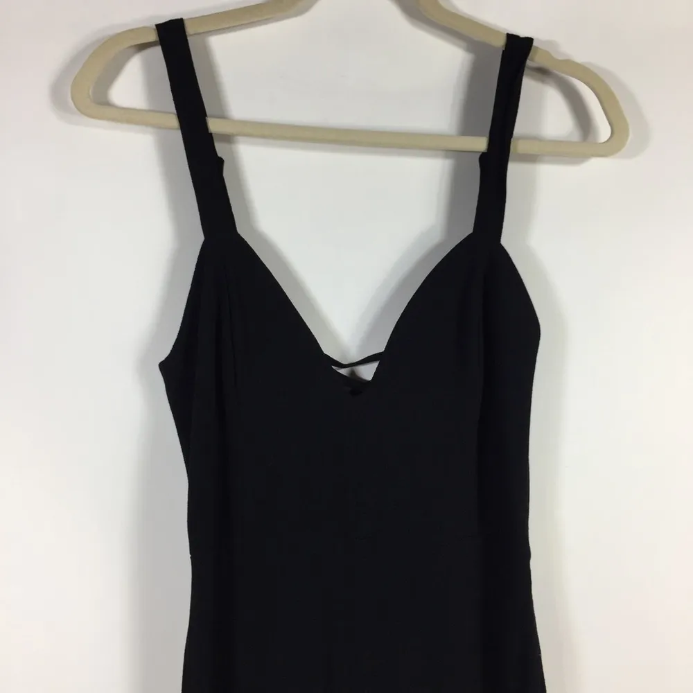 Flynn Skye Lace Up Back Wide Leg Jumpsuit Black XS - Image 8