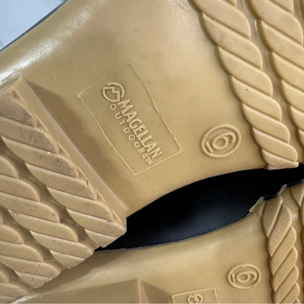 Magellan Outdoor duck leather faux fur lined boots size 6 - Image 6