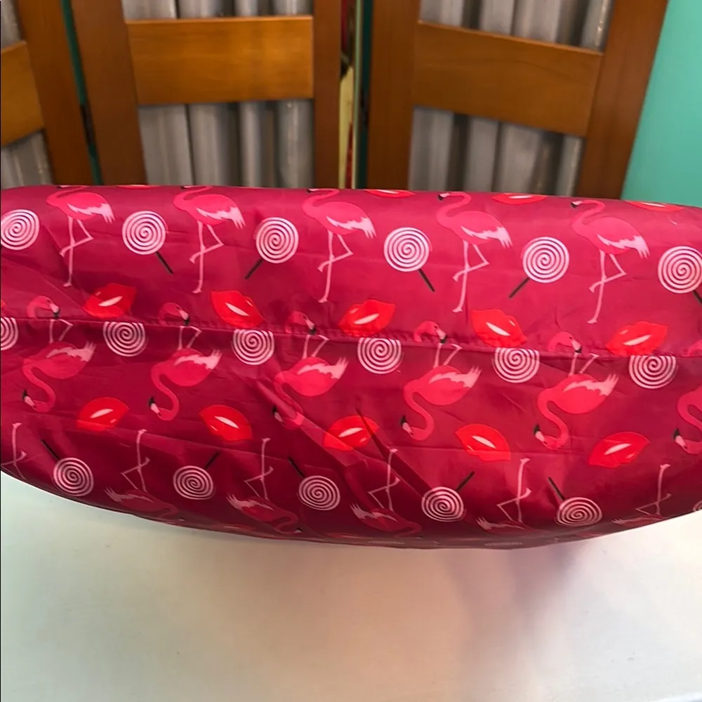 Lancôme Pink/Red reversible Tote Bag Pink - Image 13