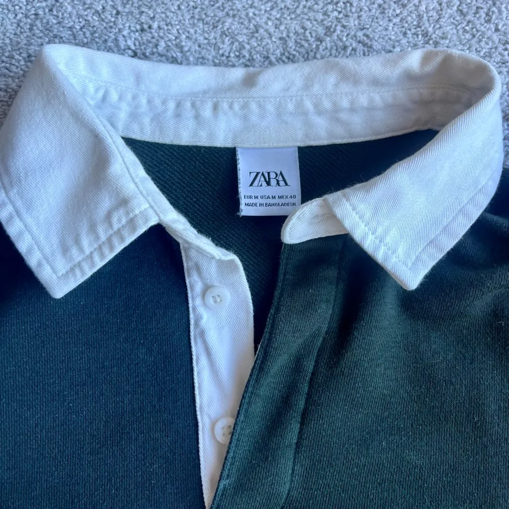 ZARA  Green Polo - Image 2