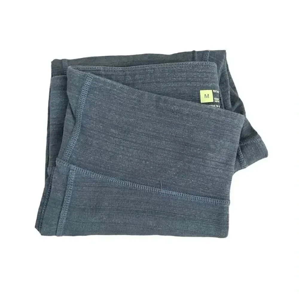 Xersion Fitted Cotton Blend Gray Mid Rise Capri Leggings Pants SZ M # 1145 - Image 7