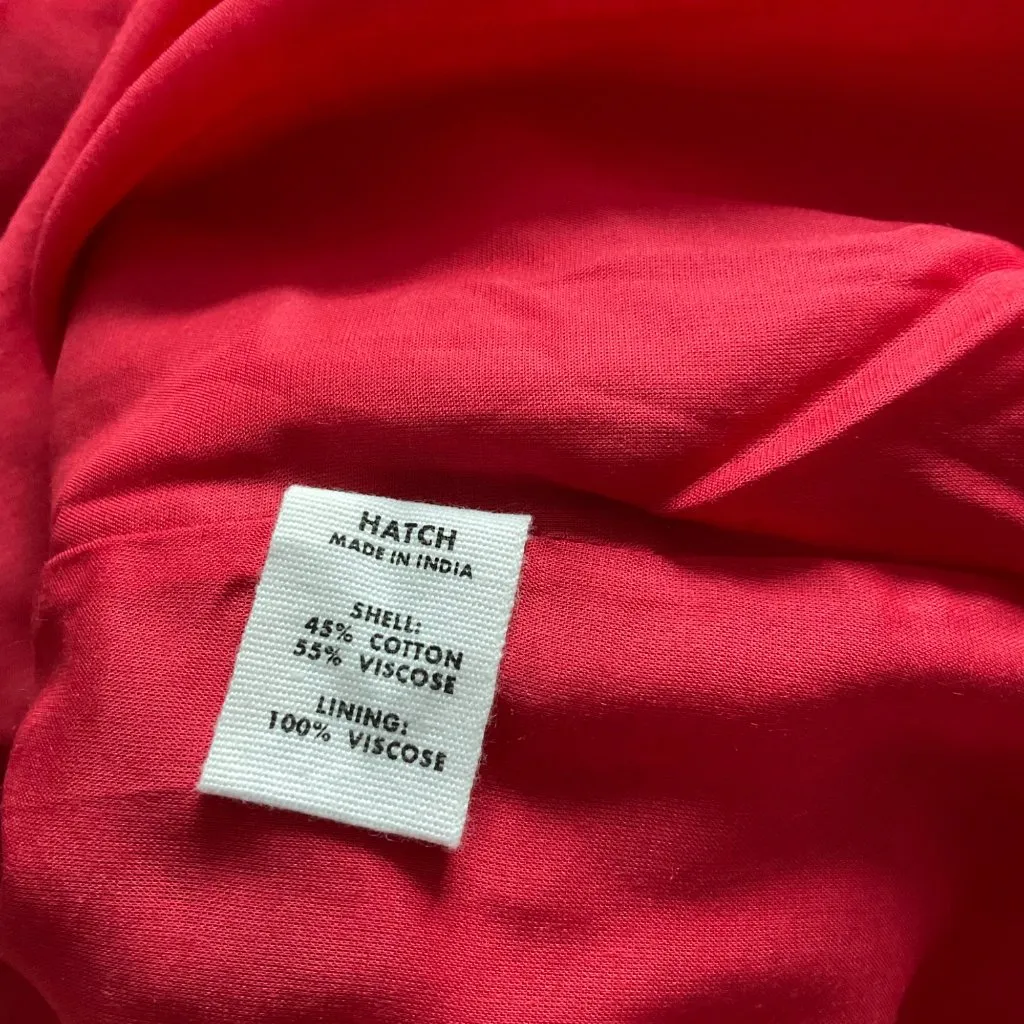 NWT Hatch Maternity Grace mini Dress red floral SZ3 bust40 US8 Size XL - Image 6