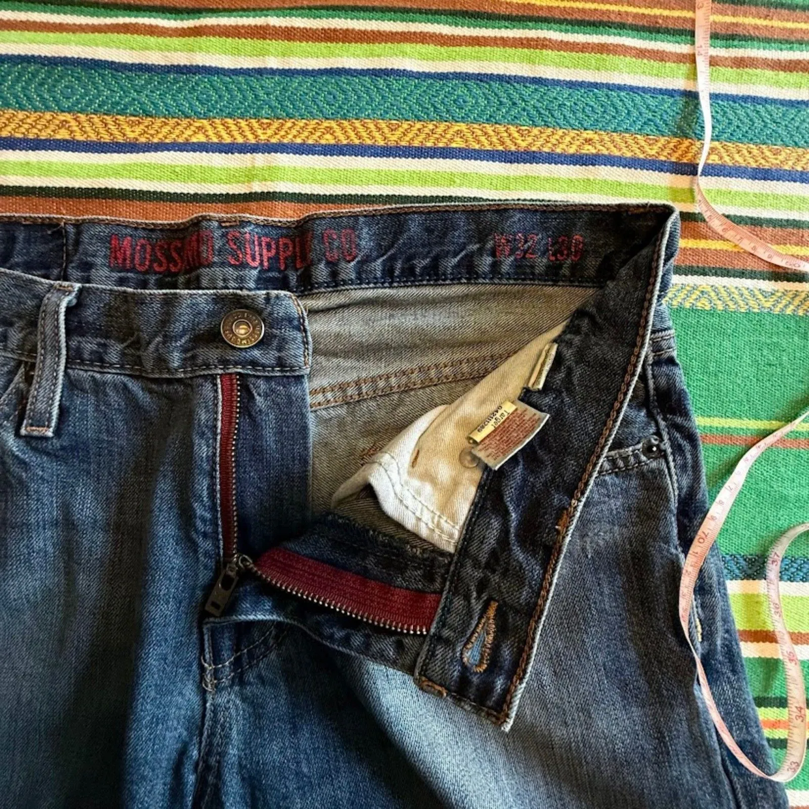 Mossimo Supply Co Bootcut Jeans in Blue Stonewash size 32 L 30 - Image 6