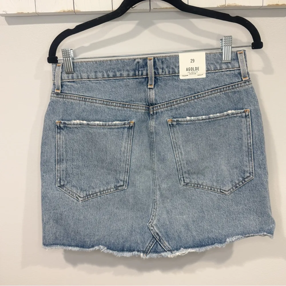 AGOLDE Quinn Denim Skirt NWT size 29 - Image 4