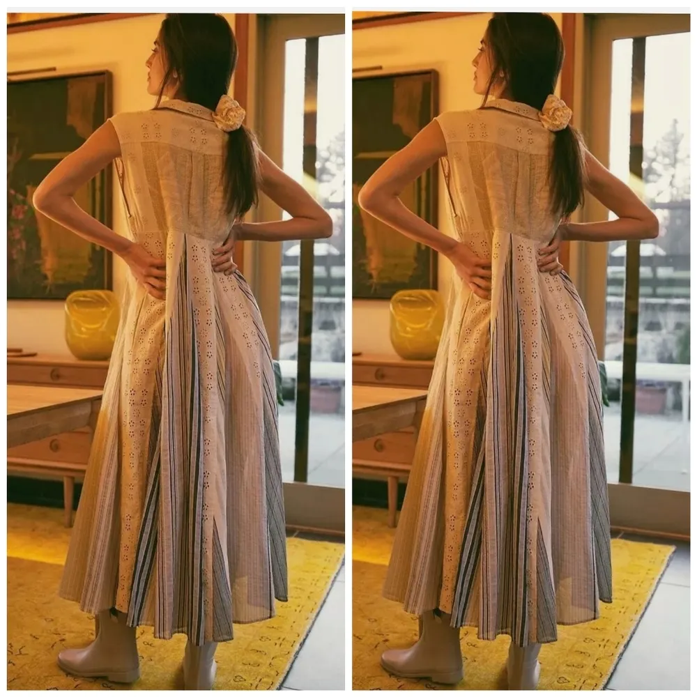 Free people Splice N Stripe Midi Dress - Image 2