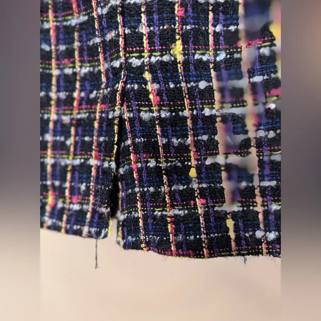 Tulle for Anthropologie Academia tweed pencil skirt size 2 - Image 6