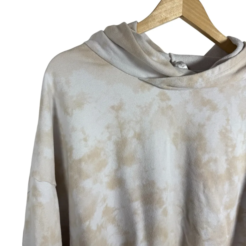 Fabletics Women’s Eco-Conscious Crop Hoodie Honey Magma Tie Dye XL - Image 5